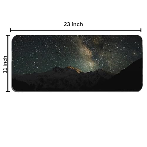 Image of Gaming Mouse Pad XL Extended Large | with Non-Slip Rubber Base, Waterproof & Durable Desk Mat for, Office & Students | Laptop & PC Pad | 60x30cm