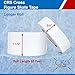 CRS Cross Figure Skate Tape. 3/4 Inch Wide White. Protection for Leather Figure Skates. White and Shiny Skate Boots - No Need for Polish. Tape Your Ice Skating Laces to Keep Them Tied Tight.