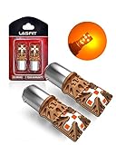 1157 2057 2357 7528 BAY15D LED Bulbs Polarity Free, Super Bright High Power LED Lights, Use for Turn Signal Lights, Amber (Pack of 2)