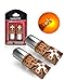 1157 2057 2357 7528 BAY15D LED Bulbs Polarity Free, Super Bright High Power LED Lights, Use for Turn Signal Lights, Amber (Pack of 2)