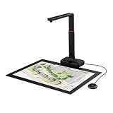 Portable Scanner, Document and Book Scanner with S21 A2 27MP High Resolution HD Camera, Automatic Flat Height, Multi-Language OCR, Windows Macos, Increase Efficiency