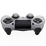 playvital Guardian Edition Glow in Dark - Green Ergonomic Soft Anti-Slip Controller Silicone Case Cover for ps4, Rubber Protector Skin with Joystick Caps for ps4 Slim/Pro Controller - Image 8