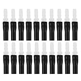 Abaodam 30個水槽用エアーホース継手 プラ製 脱落防止コネクタアセンブリ付き 酸素ポンプホースコネクター 水槽用エアポンプチューブ部品 アソートカラー対応 淡水 海水タンク用 初心者やホビー向け 安定した酸素流れ確保