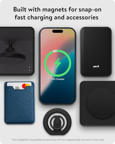 Coque iPhone 16 Pro Max Mous MagSafe Bleu Marine Super Thin 2.0