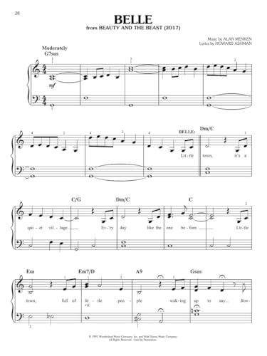 The 40 Most-Streamed Disney Songs | Easy Piano Sheet Music Book for Beginners | Bestselling Disney Songbook for Kids and Adults | Popular Movie Soundtracks Arranged for Easy Piano Players - Image 8
