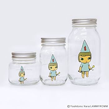 奈良美智ストレージジャー 中 Amazon｜奈良美智 ストレージジャー320 オンナノコ 1(小)｜保存