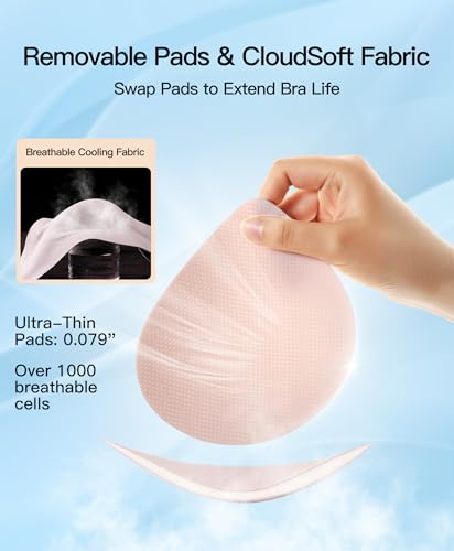 Image of Women's Wireless Minimizer Bra Full Coverage Seamless Support