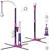 41mhfn4skel - Baseball Set - 3 Ways to Play, Adjustable Height, Easy to Assemble, Safe & Sturdy, Ideal Sport Gift for Kids