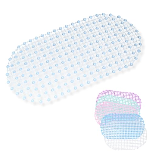 PARENCE - Tapis de Bain Antidérapant 60x33 cm – Tapis de Douche Sécurisant en Silicone Souple – Adhérence Forte, Confort et Drainage Efficace – Couleur Aléatoire