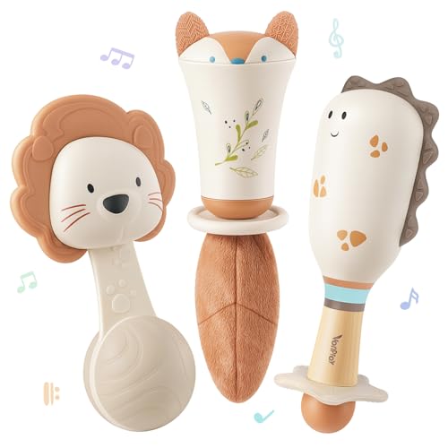 Juguetes Bebes 6-12 Meses Sonajero Bebe 0-3 Meses Montessori Juguetes Sensoriales Regalos Para Bebes Recien Nacidos (3 piezas) Juguetes Bebes 6-12 Meses Sonajero Bebe 0-3 Meses Montessori Juguetes Sensoriales Regalos Para Bebes Recien Nacidos (3 piezas)