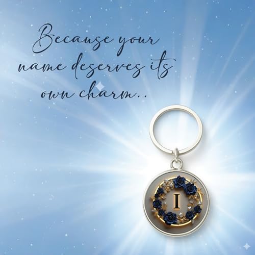 Image of magical gifts MG | Premium Alphabet & Initial Metal Keychain for Bags & Keys | Double-Sided | Personalized Initial Charm Keyring | Heavy-Duty Metal | Perfect for Gifting & Daily Use