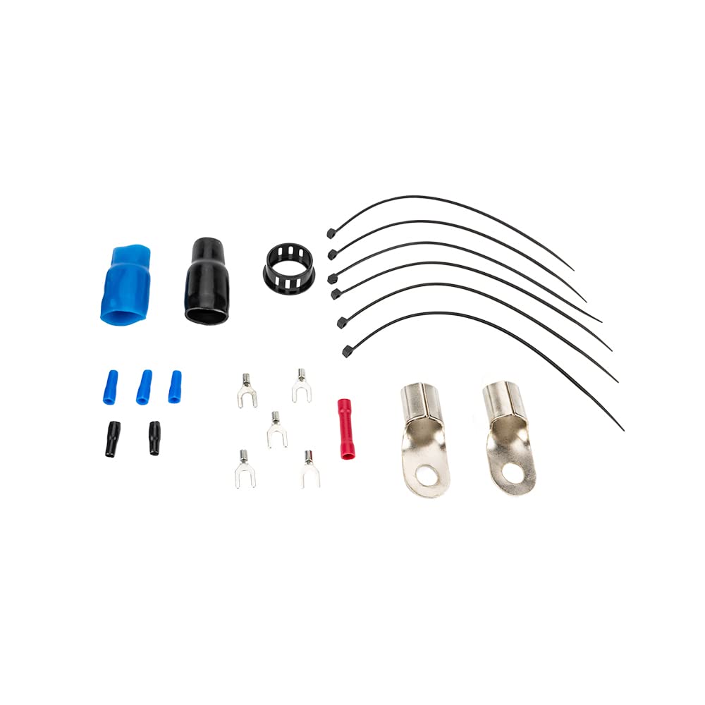 Alphasonik HK0 Premium 0-Gauge Complete Car Amplifier Installation Kit Power, Ground, Remote, Speaker Wire, Twisted RCA Interconnect, in Line ANL Fuse Holder, 250Amp ANL Fuse - Amp Install Kit