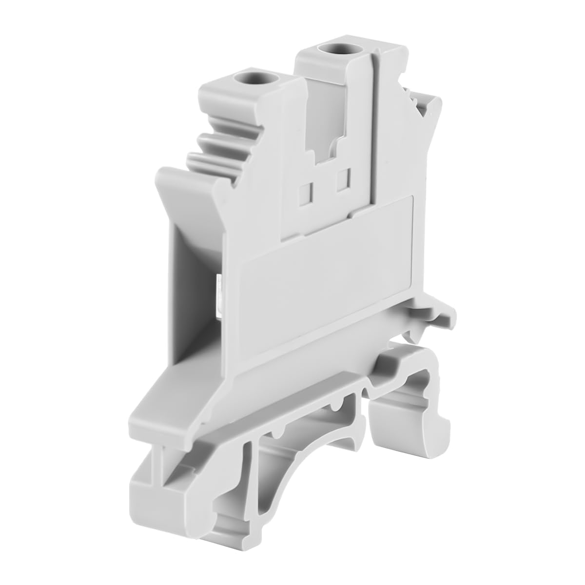 Nicear 100pcs DIN Rail Connector UK-2.5B Screw Type Terminal Block DIN Rail Mount Electrical Compression Terminal 690V 32A Wiring Range 0.2-2.5mm² - Image 3