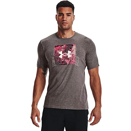 T-shirt Under Armour homme impression boîte argile