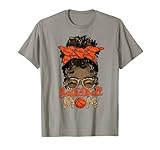 Black Basketball Mom Melanin Mother of A Basketball Player T-Shirt