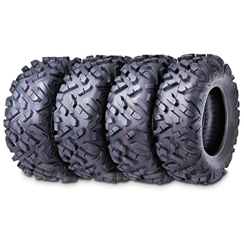 ROADGUIDER Set 4 ATV UTV Tires 26x9-12 26x9x12 front & 26x11-12 26x11x12 Rear 6PR All Terrain Cover