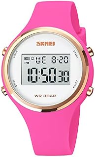 findtime Ladies Sports Watches Digital Watches for Women with Waterproof Stopwatch 30M Waterproof Week Date Alarm LED Back Light Calendar Silicone Straps Gift for Girls Women