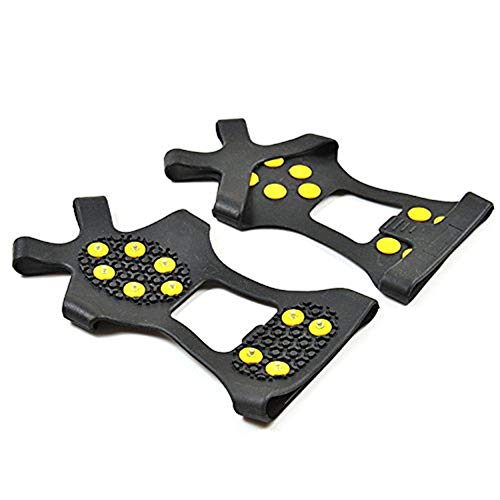Ice & Snow Grips Over Shoe/Boot Traction Cleat Rubber Spikes Anti Slip