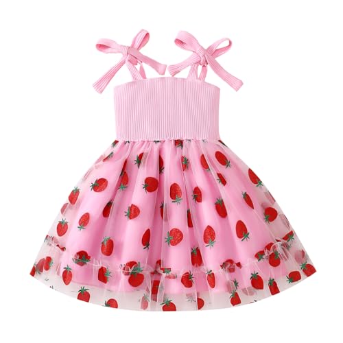 Little Girl Dress Flower/Dots/Butterfly Tutu Princess Dresses Summer Outfit 2-7 Years