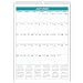 2020 Calendar - Wall Calendar 2020 with Julian Date, 12" x 17", Premium Thick Paper Perfect for Organizing & Planning, January 2020 - December 2020, Wirebound, Ruled Block, Green