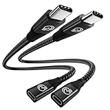 Des vitesses de transfert de données allant jusqu'à 20 Gbit/s, vous permettant de transférer des fichiers volumineux comme une vidéo HD en quelques secondes. ** VEUILLEZ NOTER que la vitesse de transfert réelle dépend du câble et du port USB-C.