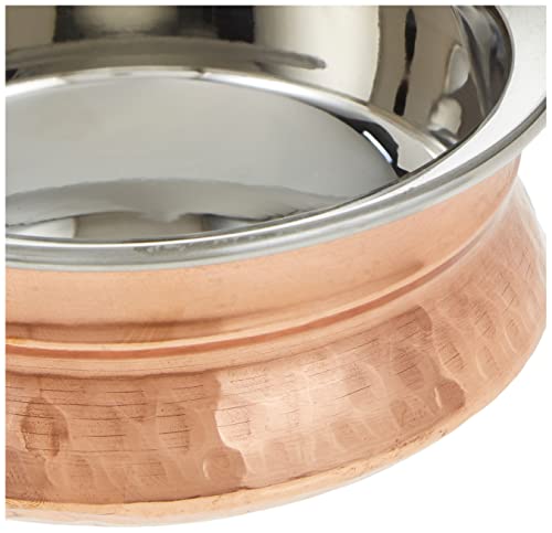 وعاء نحاسي بلا غطاء 13 سم من راج - لون ذهبي TCH001