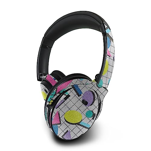 Image of MightySkins Glossy Glitter Skin Compatible with Bose QuietComfort 45 Headphones Awesome 80s | Protective, Durable High-Gloss Glitter Finish | Easy to Apply | Made in The USA
