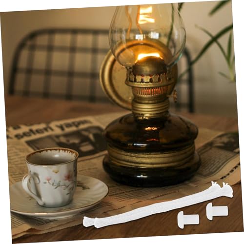 10 sets de mechas para lámpara de aceite con soporte de cerámica miniatura 4