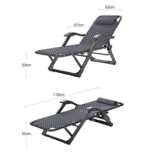 Chaise Longue Pliante multi-position avec accoudoirs de massage pour extérieur - 3