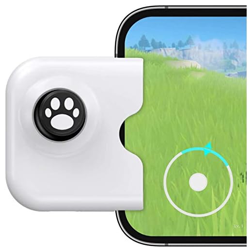 Manette de jeu mobile iPhone - joystick gaming - jeux sur téléphone ( IOS 13.4 ou ultérieur) - Accessoire portable compatible avec LOL ,PUBG , Call of Duty, Genshin Impact, Minecraft, Wild rift, …
