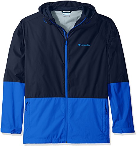 Columbia Men's Roan Mountain Big and Tall Jacket, Collegiate Navy/Super Blue, 1X