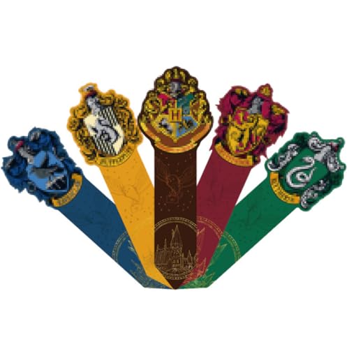 WUSJCOF 5 piezas Marcapáginas haryp0ter para Mujeres, Marcapáginas Originales, Marca Páginas Libros, Puntos de Libro, Merchandising haryp0ter, Regalos, Punto de Libro