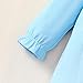 ZFZDRen 1-6Y Baby Ruffle Blouse Toddler Girl Peter Pan Lace Collar T-Shirts Kids Solid Color Long Sleeve Tee Girls Casual Top(Light Blue Long,4-5 Years)