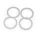 RCLIONS 4pcs Aluminum Replacement Wheel Rim Beadlock Ring for 1:10 RC Crawler Car 1.9