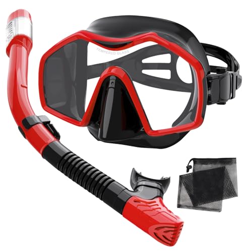 Schnorchelset Erwachsene,Schnorcheln Set mit Taucherbrille und Trocken Schnorchel,Anti-Fog Anti-Leck Schnorchelmaske Tauchmaske aus Gehärtetem Glas,für Tauchen Schnorcheln Schwimmen,Dry Schnorchel Schnorchelset Erwachsene,Schnorcheln Set mit Taucherbrille und Trocken Schnorchel,Anti-Fog Anti-Leck Schnorchelmaske Tauchmaske aus Gehärtetem Glas,für Tauchen Schnorcheln Schwimmen,Dry Schnorchel