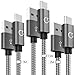 Produktbild Gritin USB C Kabel, [3 Pack 1m+1.5m+2m] Typ C Ladekabel Schnellladekabel Stabil & Beständig für Samsung Galaxy S10/S9/S8+, Huawei P30/P20 HTC, OnePlus, Tablet usw.