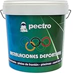 PECTRO Bodenfarbe Betonfarbe Innen- und Außenbereich 4 L - Farbe für sportanlagen keller terrasse abstellraum garage tennisplätz padelplätze – Farben (4 L, Grau)