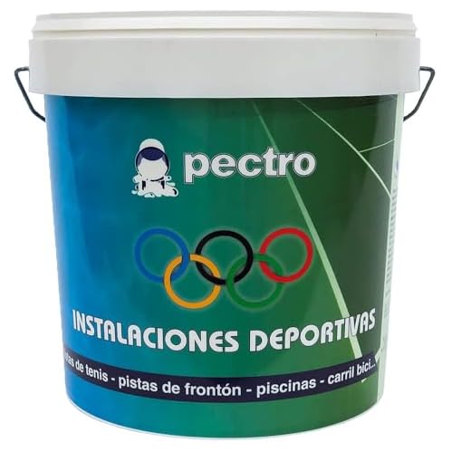 PECTRO Pittura per pavimenti esterni ed interni 4 L - garage, cantina, stanzino e campi sportivi in cemento - Colori (Grigio)