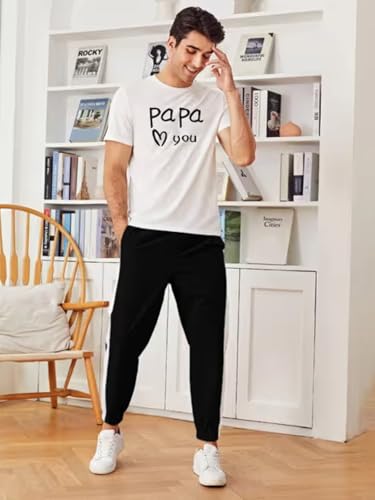 Image of GRECIILOOKS Men's Cotton Poly Blend Joggers with Side Stripe, Casual Sweatpants, Relaxed Fit Streetwear Trousers for Outdoors