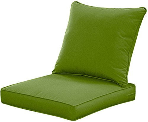 image for QILLOWAY Outdoor/Indoor Deep Seat Cushions for Patio Furniture, All We