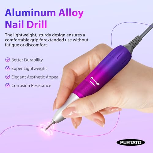 Ponceuse portable rechargeable PURTATO écran LCD pour acrylique - 5