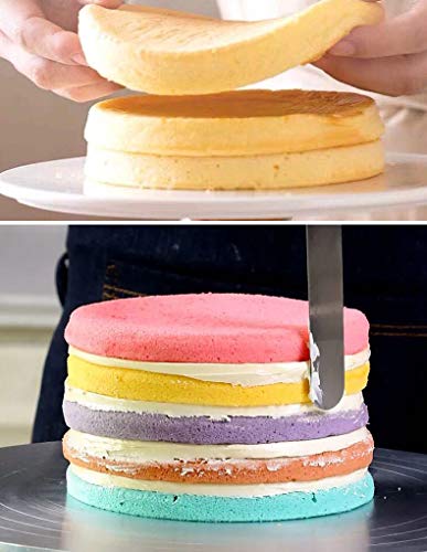 image for AUSHOPLAH Silicone Layered Cake Mold Round Silicone Bread Pan Toast Br