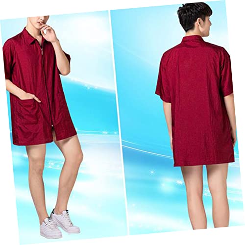 TEHAUX Manto Masculino Roupões De Spa Jaquetas Para Homens Jaquetas De Barbeiro Personalizadas Pano