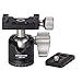 Produktbild FOTOBETTER LBH-25 Low Profile Mini-Kugelkopf Panorama-Stativkugelköpfe Kamerahalterung Arca-Swiss mit Schnellwechselplatte für Stativ,Einbeinstativ,Kamera,Camcorder,Teleskop