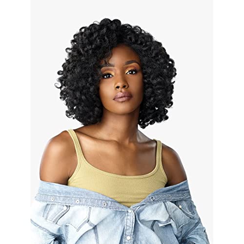 Sensationnel CKCo HalfWig - Synthetic Instant weave full wig style CURLS KINKS AND CO Half wig - ROLE MODEL (1B) -  Hair Zone Inc., ISNROL-1B