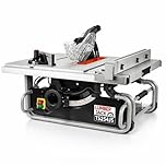 LUMBER JACK Portable Table Saw Multi-Purpose 10" 254mm Compact for Heavy Duty Professional and Jobsite Use 2000W Induction Motor 230V Height & Angle Adjustment