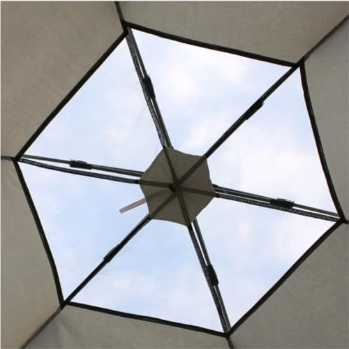Carpa hexagonal automática portátil para camping familiar miniatura 7