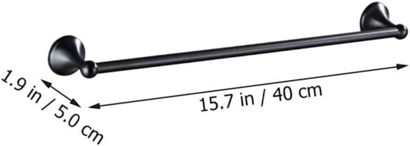 Bathroom Towel Holder Stand of Stainless Steel Towel Racks Black Hardware for Bathroom