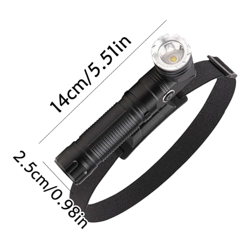 Linterna frontal recargable para solucionar cortes de luz y reparar de noche con manos libres 2