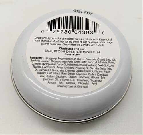 Hempz Lip Obsessed Lip Rose & Honey 0.75Oz Limited Edition #TOP1